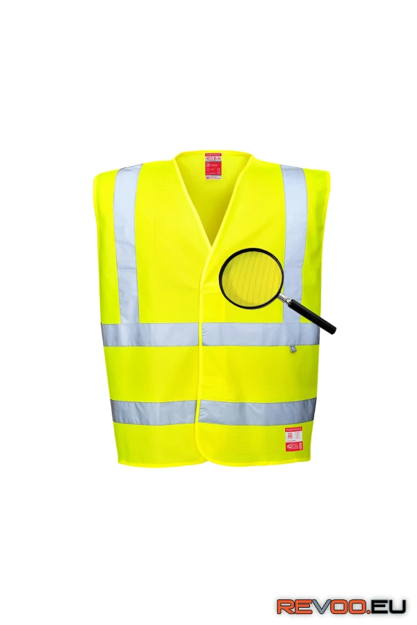 Lángálló, antisztatikus, láthatósági mellény Portwest FR71 3.