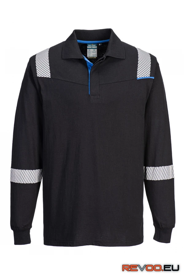 WX3 lángálló hosszú ujjú póló   Portwest FR711 1.