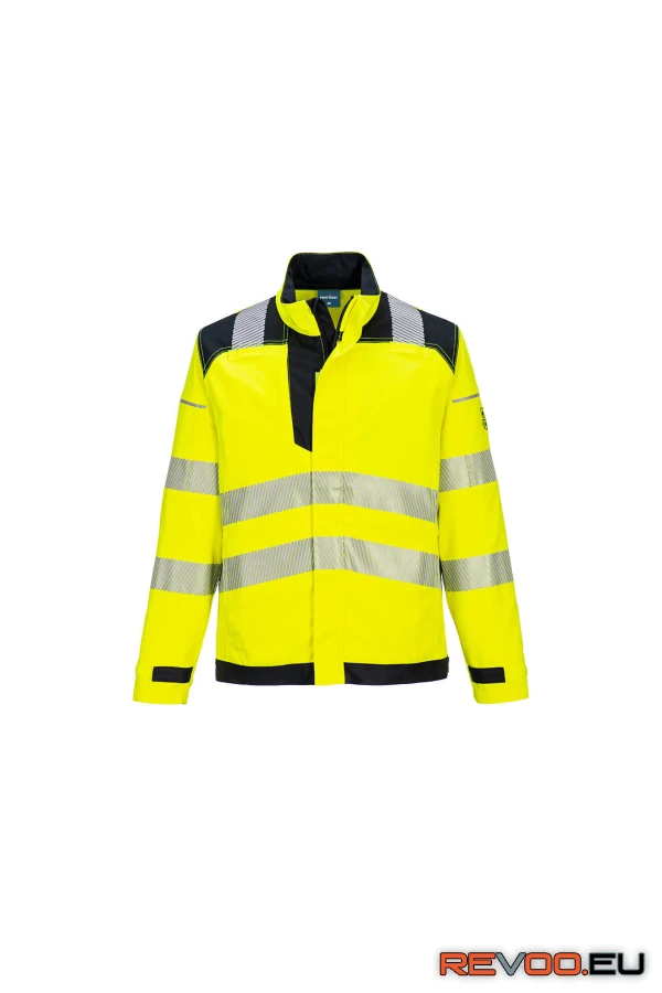 PW3 FR Hi-Vis Work lángálló kabát   Portwest FR714 2.