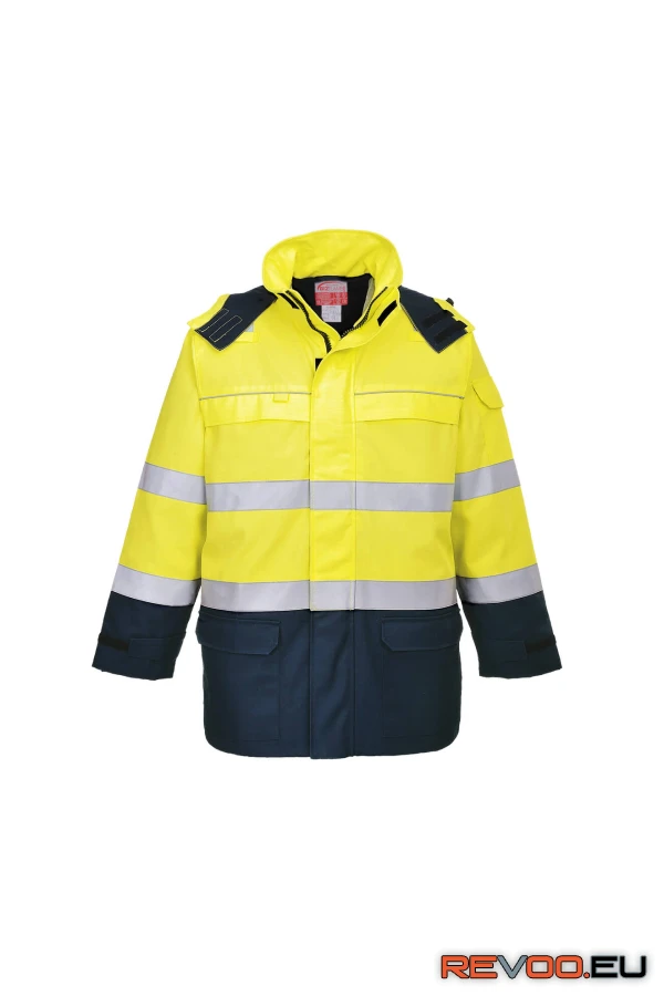 Bizflame Multi Arc lángálló láthatósági kabát   Portwest FR79 2.