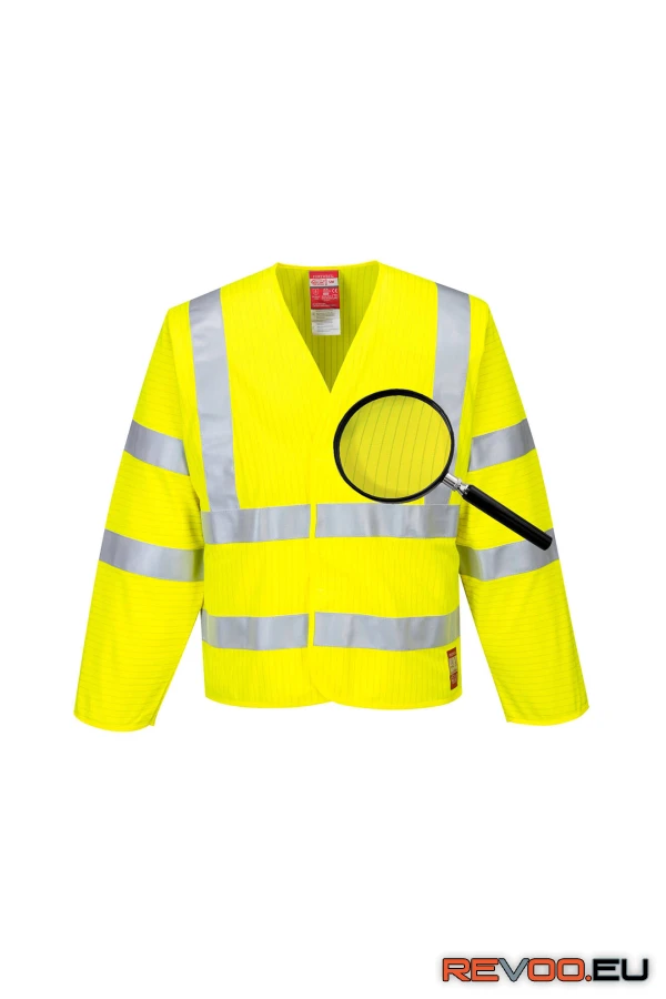 Jól láthatósági antisztatikus lángálló kabát Portwest FR85 3.