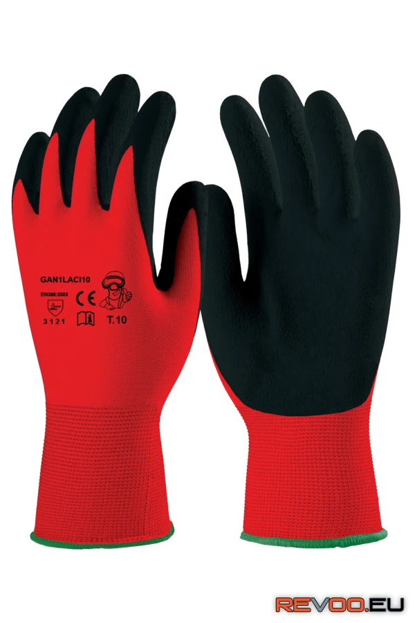 Mártott latex  textil kézháttal   Euro Protection GAN1LACI 3.