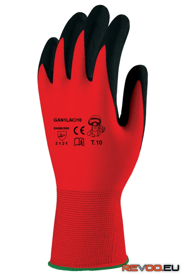 Mártott latex  textil kézháttal   Euro Protection GAN1LACI 1.