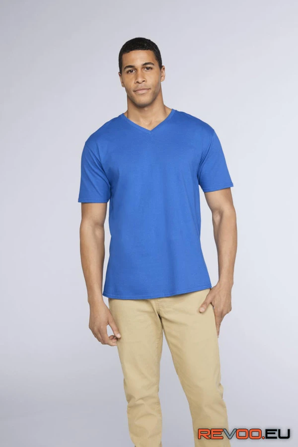 Prémium pamut V-nyakú póló Gildan GI41V00 2.