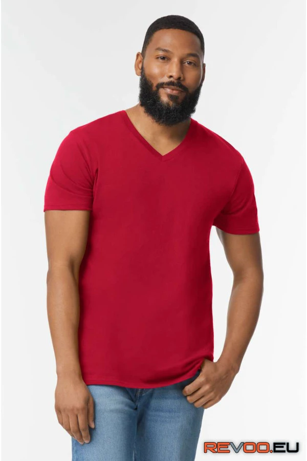 Softstyle V-nyakú póló Gildan GI64V00 1.