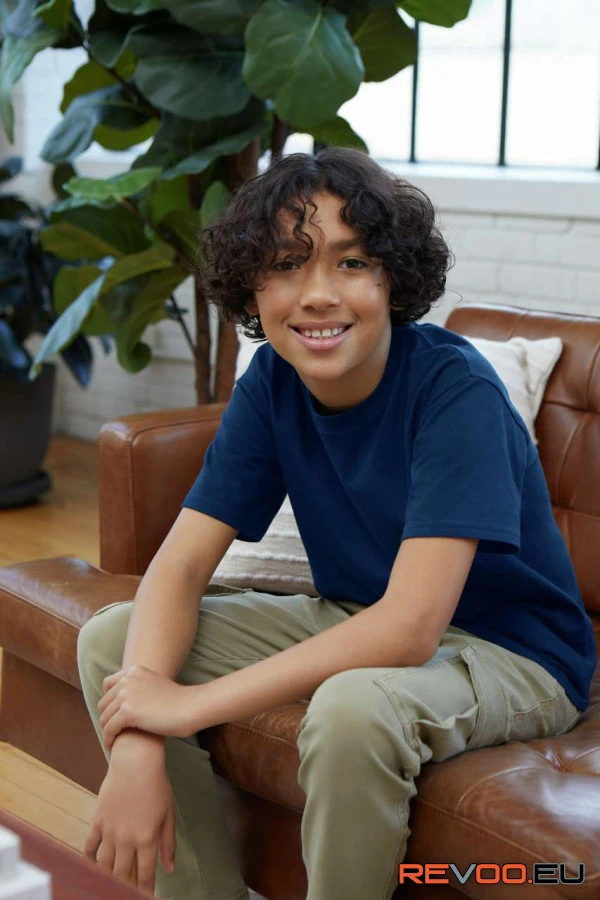 Softstyle középsúlyú youth környakas póló Gildan GIB65000 3.