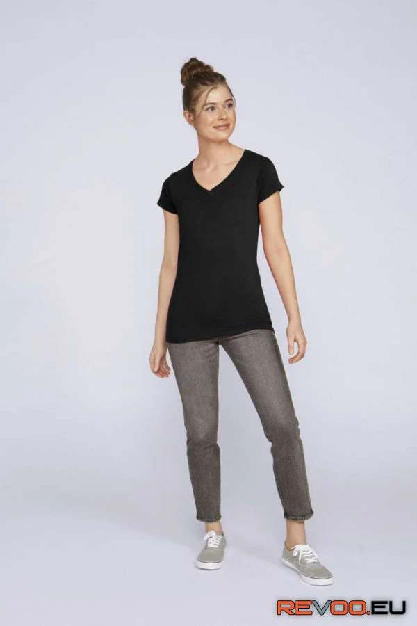 Softstyle V-nyakú póló Gildan GIL64V00 3.