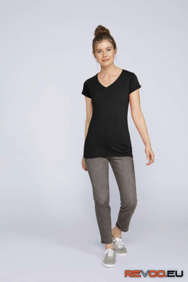 Softstyle V-nyakú póló Gildan GIL64V00 4.