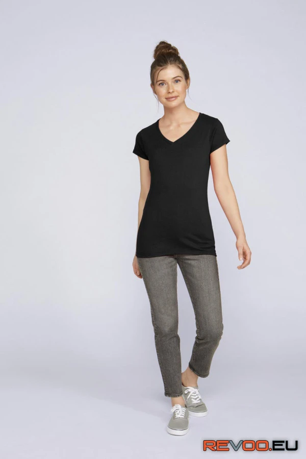 Softstyle V-nyakú póló Gildan GIL64V00 8.