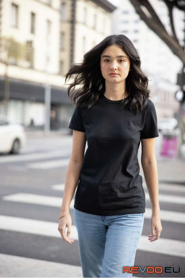 Softstyle CVC női környakas póló Gildan GIL67000 4.