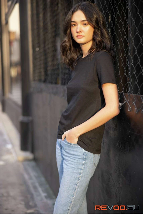 Softstyle CVC női környakas póló Gildan GIL67000 5.