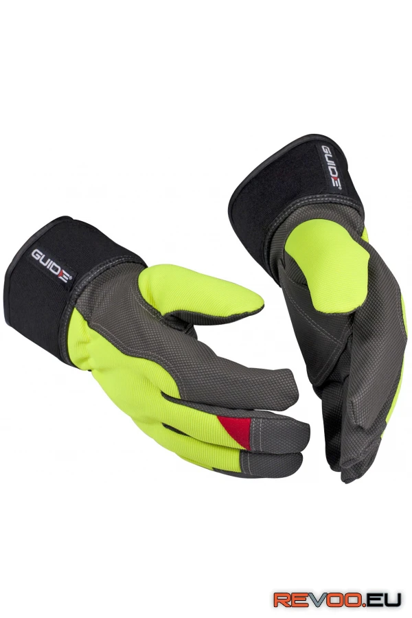 Polárbélelt kesztyű láthatósági színben Guide-5148W 1.