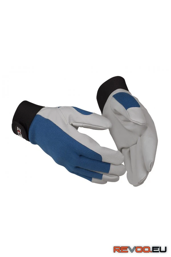 Szintetikus bőr tépőzáras kesztyű kézháttal Guide-768 1.