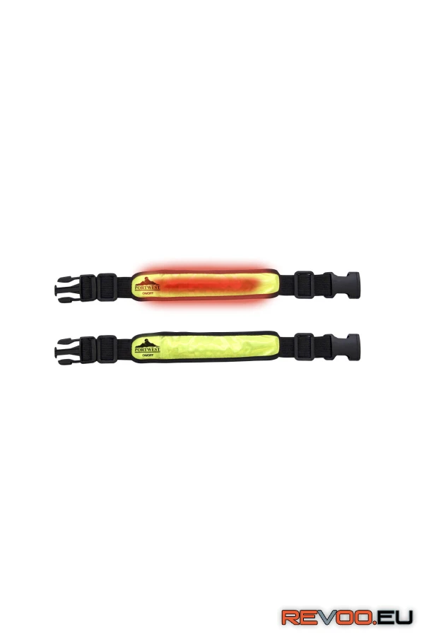 Világító és villogó karszalag   Portwest HV05 2.