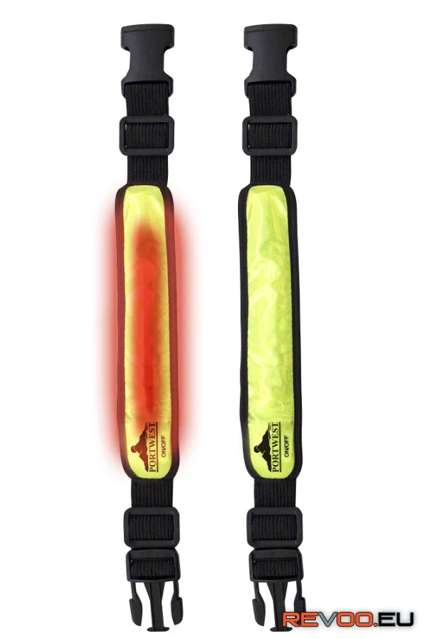 Világító és villogó karszalag   Portwest HV05 1.