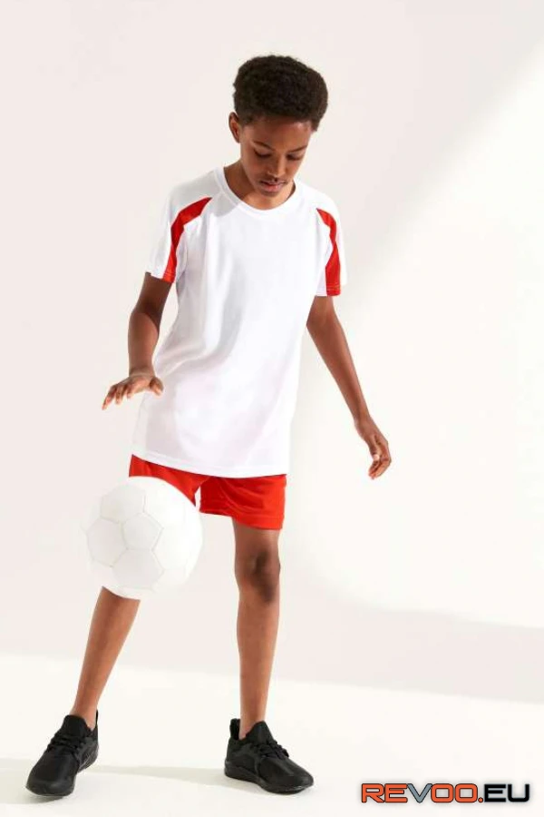 Kids contrast környakas póló Just Cool JC003J 1.