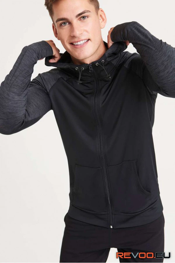 Cool kontrasztos férfi kapucnis Just Cool JC057 7.