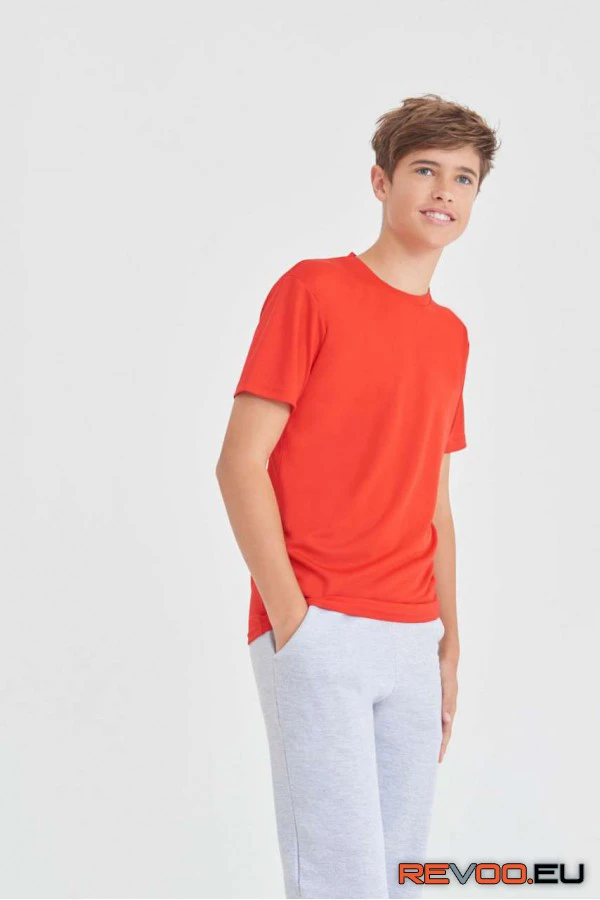 Kid Cool újrahasznosított környakas póló   Just Cool JC201J 1.