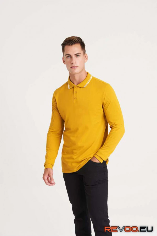 Hosszú ujjú galléros póló   Just Polos JP103 6.