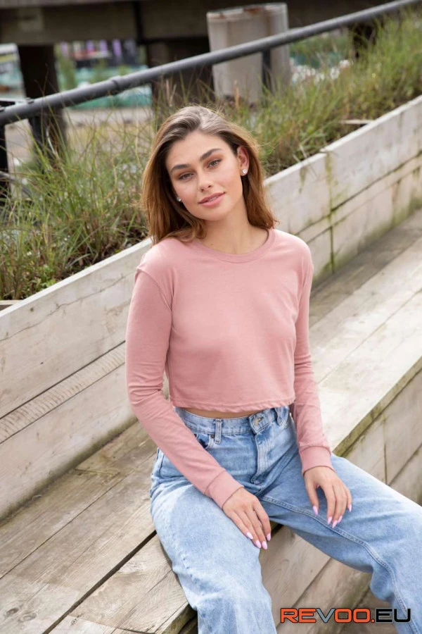 Női hosszú ujjú vágott környakas póló Just Ts JT016 3.