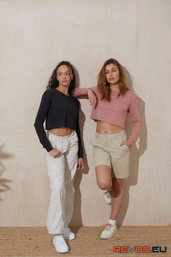 Női hosszú ujjú vágott környakas póló Just Ts JT016 6.