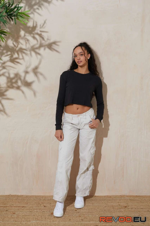 Női hosszú ujjú vágott környakas póló Just Ts JT016 8.