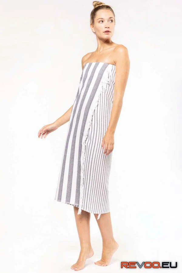 Csíkos rojtos fouta   Kariban KA132 1.