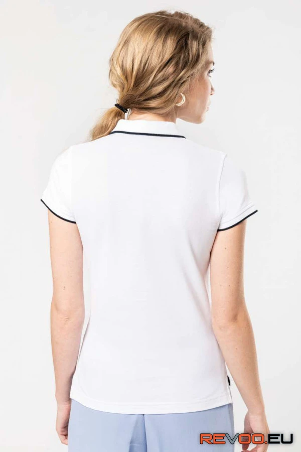 Rövid ujjú kötött piké póló Kariban KA252 3.