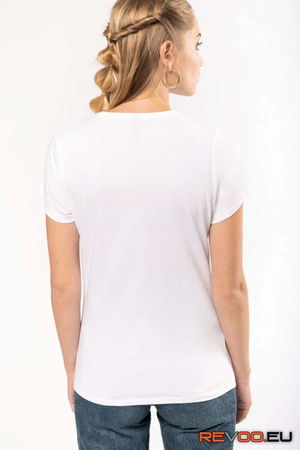 Rövid ujjú V-nyakú póló   Kariban KA3015 3.