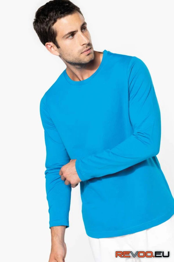 Hosszú ujjú környakas póló Kariban KA359 1.