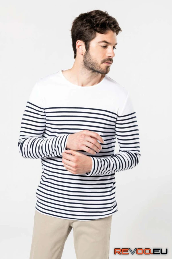 Hosszú ujjú breton csíkos felső Kariban KA366 1.