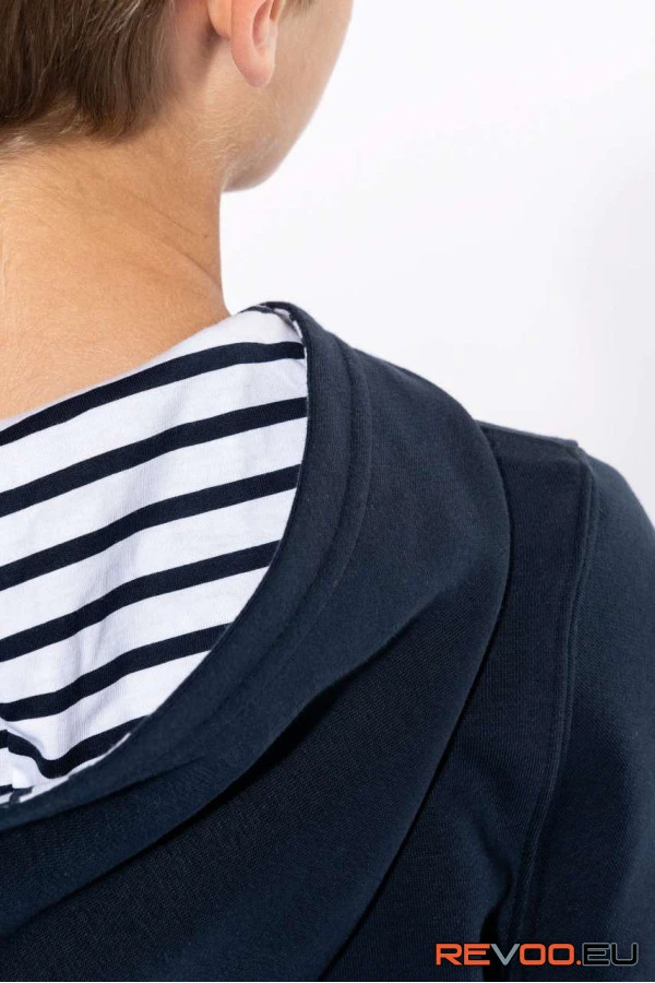 Uniszex kids contrast patterned kapucnis pulóver Kariban KA4014 5.