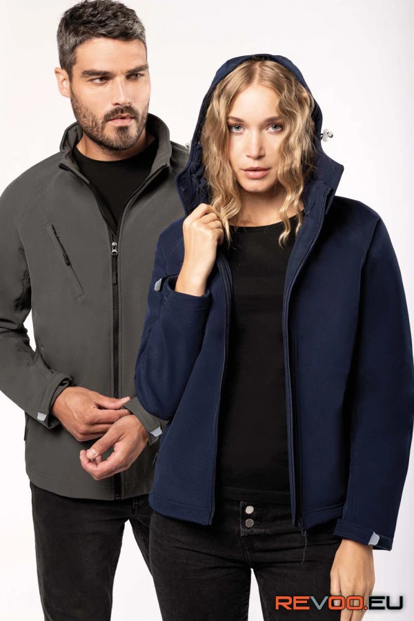 Kapucnis softshell dzseki Kariban KA413 4.