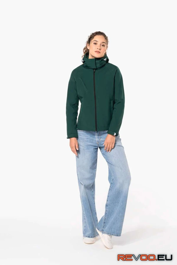 Kapucnis női softshell dzseki Kariban KA414 5.