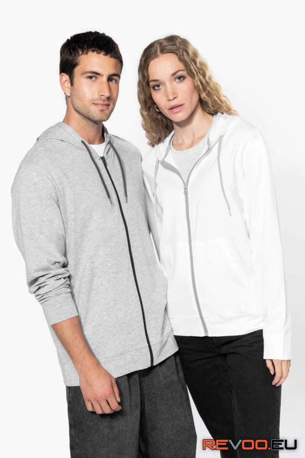 Könnyű pamut kapucnis pulóver Kariban KA438 1.