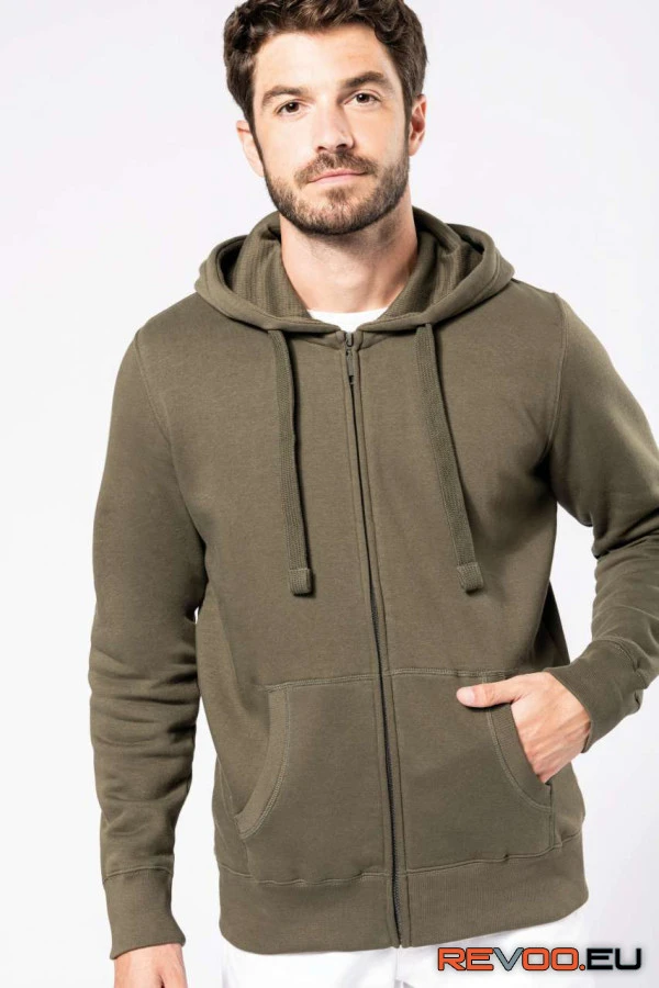 Végig cipzáras kapucnis pulóver Kariban KA454 1.