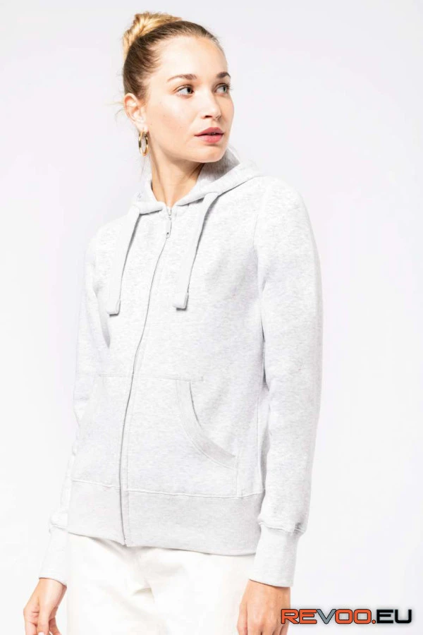 Végig cipzáras kapucnis pulóver Kariban KA464 3.