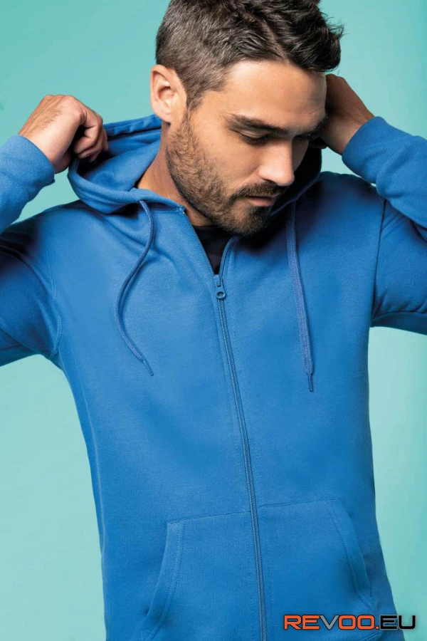 Végig cipzáras kapucnis pulóver Kariban KA479 3.