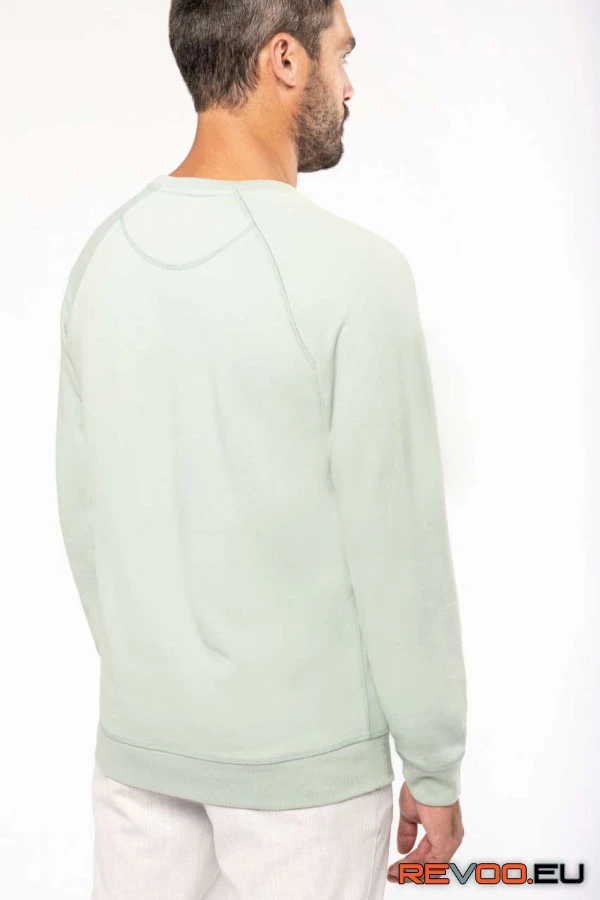 Biopamut férfi környakas pulóver Kariban KA480 7.