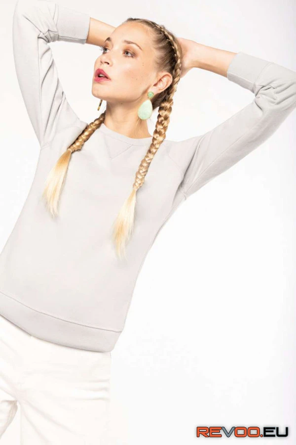 Biopamut női környakas pulóver Kariban KA481 5.