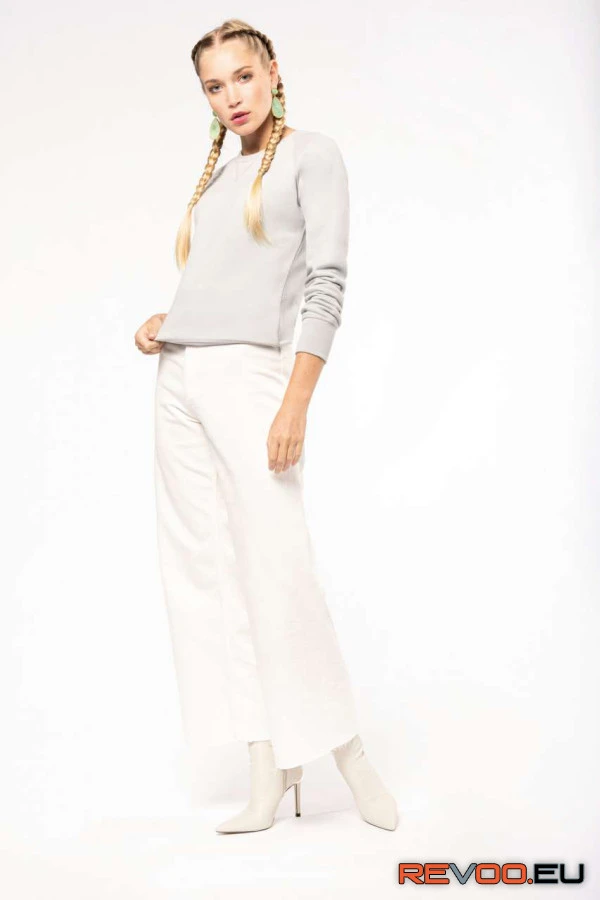 Biopamut női környakas pulóver Kariban KA481 8.