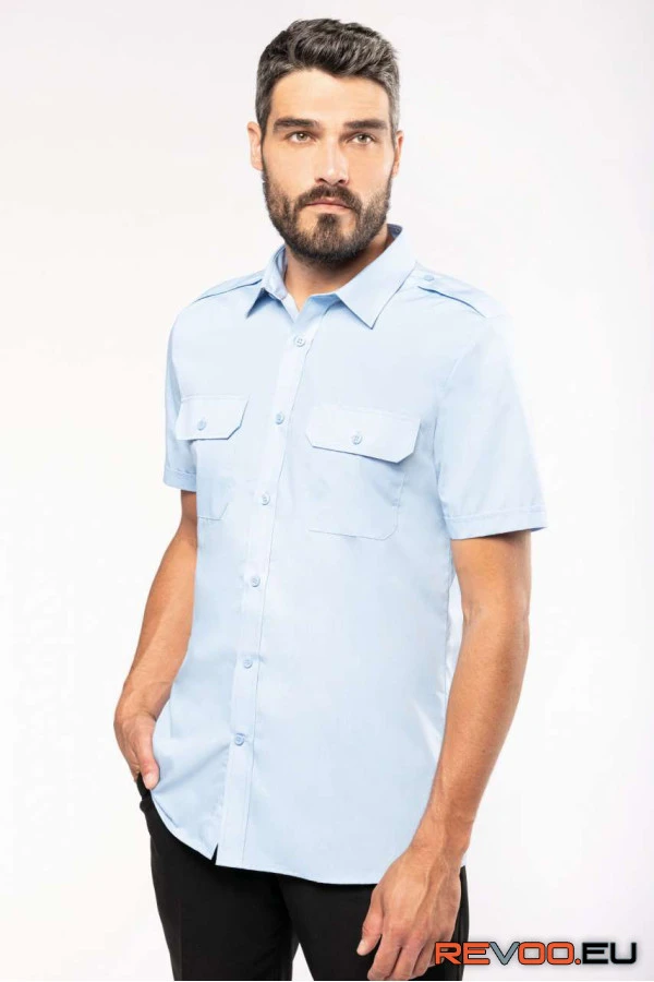 Rövid ujjú pilóta ing Kariban KA503 1.