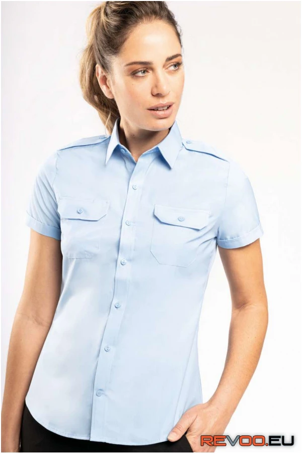 Rövid ujjú pilóta ing Kariban KA504 1.