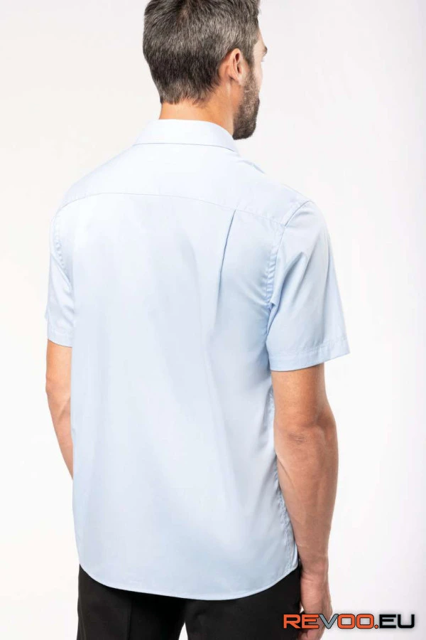 Rövid ujjú pamut poplin ing Kariban KA543 3.