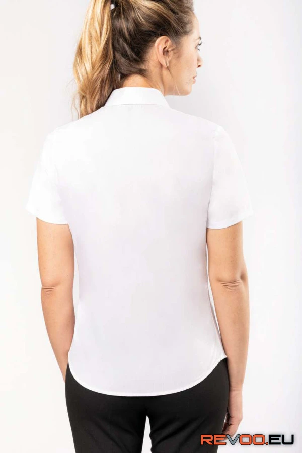 Rövid ujjú pamut poplin ing Kariban KA544 3.