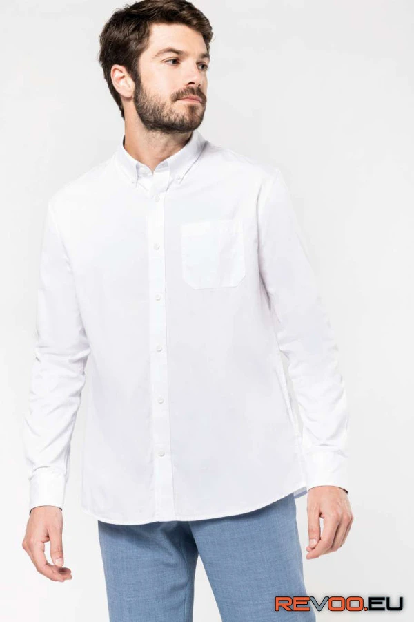 Hosszú ujjú pamut ing Kariban KA586 3.