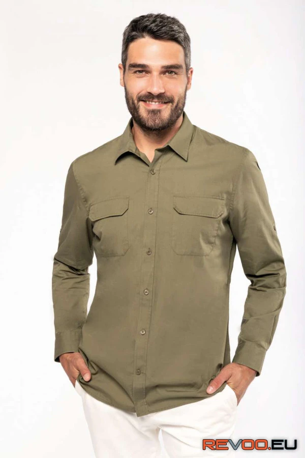 Hosszú ujjú szafari ing Kariban KA590 1.