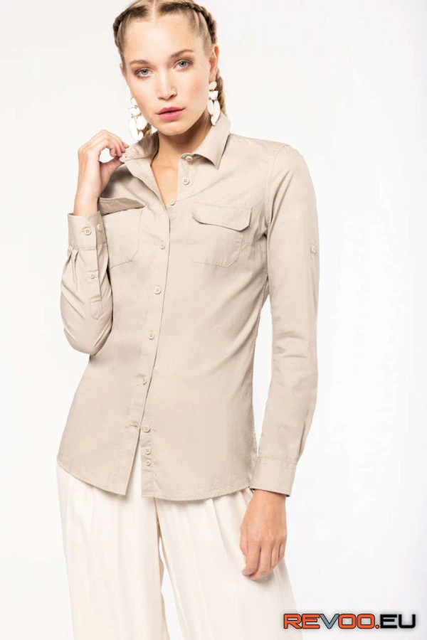 Hosszú ujjú szafari ing Kariban KA591 1.