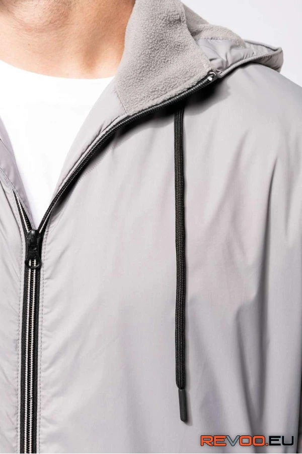 Uniszex kapucnis kabát polárbéléssel Kariban KA6153 11.