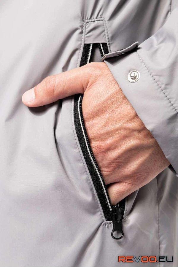 Uniszex kapucnis kabát polárbéléssel Kariban KA6153 14.